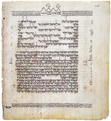 Leningrad Codex folio 40 verso, Exodus 15:14b-16:3a